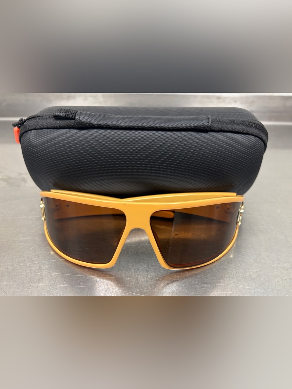 Men's (Unisex) Yellow Sport Sunglasses